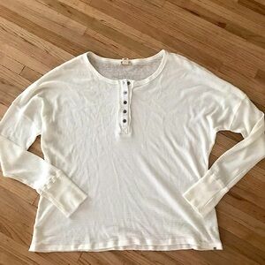 Cream Long Sleeve Tee